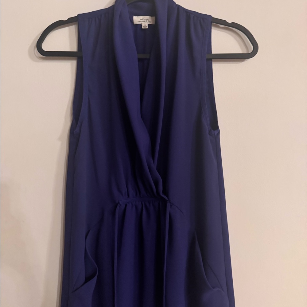 Wilfred Blue Sleeveless Dress